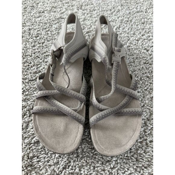 Merrell District Muri Sandal Women's Moon Grey Buckle 9 - Picture 1 of 6